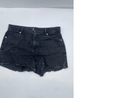 Black denim shorts Black denim shorts