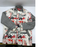 White jacket with pattern White jacket with pattern