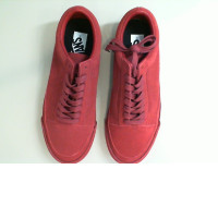 Vans red men's shoes
