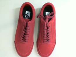 Vans red men's shoes