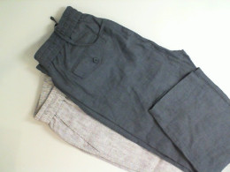 Set of 2 pairs of men's trousers, striped