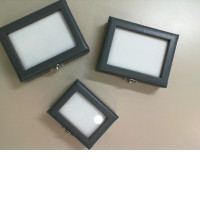 Set of 3 Jewelry Storage Boxes, 2 Medium + 1 Small