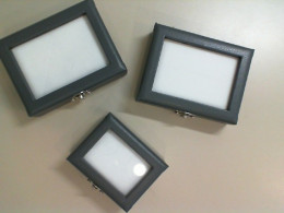 Set of 3 Jewelry Storage Boxes, 2 Medium + 1 Small