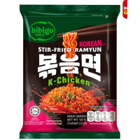 BIBIGO K-Chicken Flavor Stir-Fried Ramyun 122 g. BIBIGO K-Chicken Flavor Stir-Fried Ramyun 122 g.