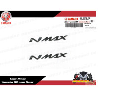 Set of 2 B6H-F173B-50 Yamaha All new Nmax, Nmax logo, black, according to model