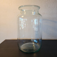 transparent hungarian glass vase transparent hungarian glass vase