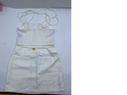 Set of 2 Women's tank top and white A-line skirt