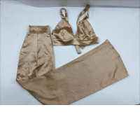 Set of 2 Gold tube top and pants