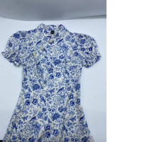 White and blue cheongsam