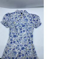 White and blue cheongsam