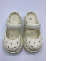 Women's Cute Mary Jane Style Thick Sole White Eva Sandals 