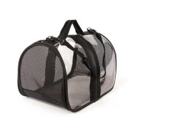 Bacco Milano transparent dog and cat carrier, size 44 cm.