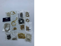 Set of 15 Gold necklace with beads 