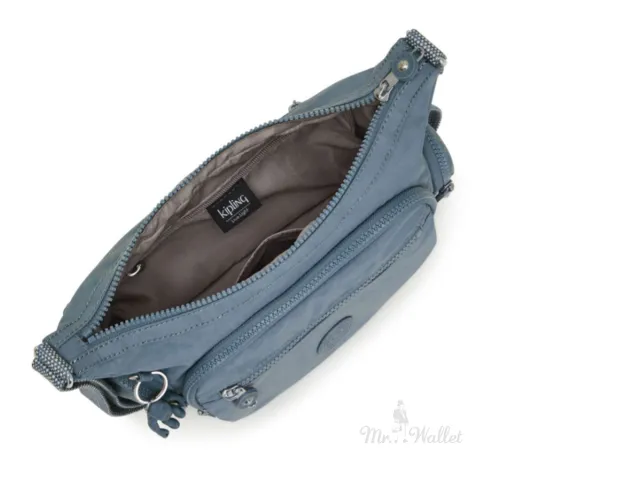 Women's textile shoulder bag blue Kipling Women's textile shoulder bag blue Kipling