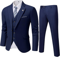 Men's suit, full set: shirt, coat, tie and trousers
