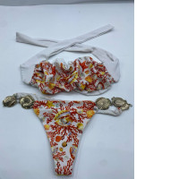 Bikini in white with pattern