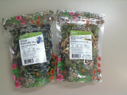 Set of 2 Dried Lemongrass and Butterfly pea Tea Rawfood 