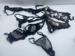 Set of 3 black women's underwear