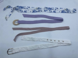Set of women's belt
