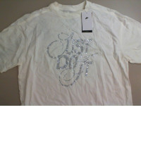 White T-shirt with stone