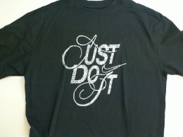 Black T-shirt with stone