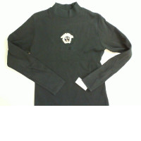 Black turtleneck with long sleeves Black turtleneck with long sleeves