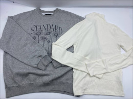 Set of 2 Gray and cream sweater