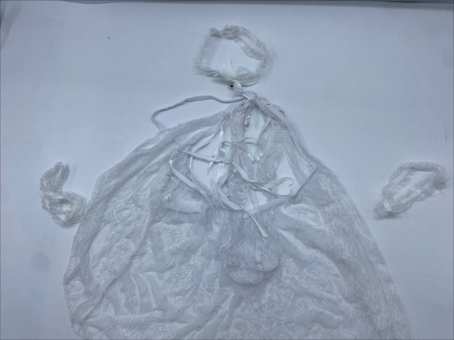 Women's white lace cosplay costume Women's white lace cosplay costume