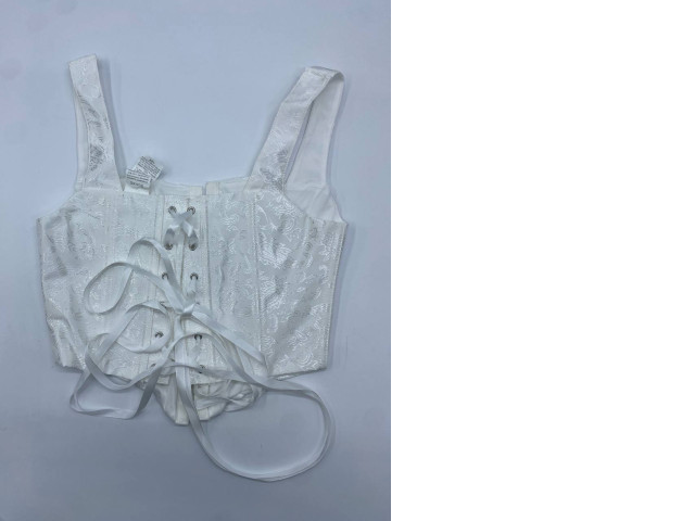 White strapless tank top White strapless tank top