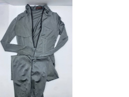 Women's black swimsuit, long sleeves, black long pants