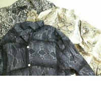 Set of 3 men's fabric shirts, snake skin pattern