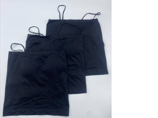 Set of 3 Women's soft black single strap sports bra Set of 3 Women's soft black single strap sports bra