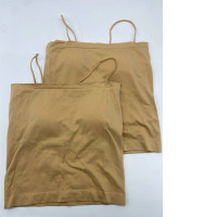 Set of 2 Women's soft strapless sports bra, cream color Set of 2 Women's soft strapless sports bra, cream color