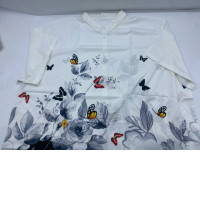 Men's Hawaiian shirt with butterfly pattern
