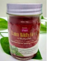 Set of 6  Balm White Herb 50g. 