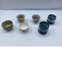 Set of 6 Glass Japanese tea glass