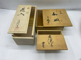 Set of 3 Japanese wooden box Set of 3 Japanese wooden box