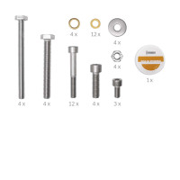set of mounting bolts