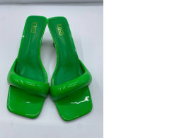 Women's green high heels