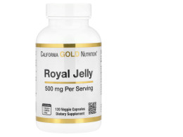 California Gold Nutrition Royal Jelly, 500 mg, 120 Veggie Capsules