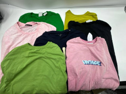 Set of 7 Men's short-sleeved round neck t-shirt 