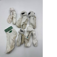 Set of 6 White socks 