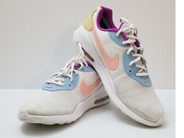 Nike Air Max Oketo Sneakers Womens Sz 10 White Bleached Coral AQ2231-104 Lace Up 