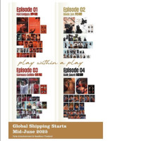 Set box 4 episodes, cards, photo album, posters
