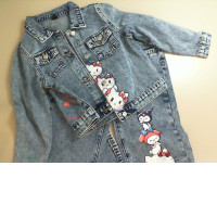 Children's denim suit Pants and jacket