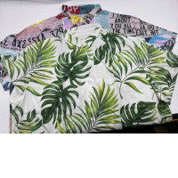 Set of 2 Men's floral Hawaiian shirt 