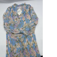 Blue floral long dress