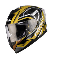DADDY HELMETS GP GOLD-BLACK