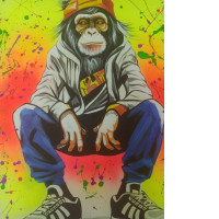 Cool Monkey Art Wallpaper