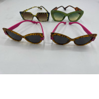 Set of 4 Leopard print sunglasses